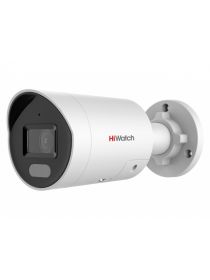 HiWatch IPC-B042C-G2/UL (2.8mm) 4Мп уличная цилиндрическая IP-камера с LED-подсветкой до 40м, стробоскопом и динамиком