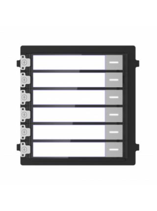 Hikvision DS-KD-KK модуль на 6 абонентов с подсветкой