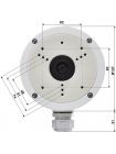 Комплект из 4-х купольных IP камер HiWatch (4Mpx/2.8mm/ColorVu) с питанием по PoE
