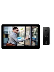 Tantos NEO HD SE (черный) и iPanel 2 HD + (черная) (комплект многофункционального домофона 7" HD)