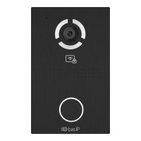 basIP AV-03BD (черный) индивидуальная IP вызывная панель в пластиковом корпусе, с сенсорной кнопкой и UKEY
