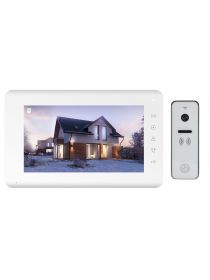 Tantos Mia HD и iPanel 2 HD + (белая) (комплект домофона 7" HD)