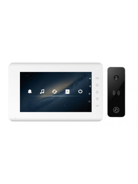 Tantos Mia и iPanel 2 + (черная) (комплект домофона 7