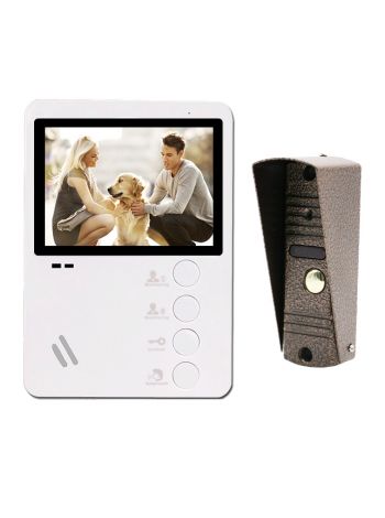 AltCam VDP 431 и VP4201 (медь) (комплект  домофона 4,3