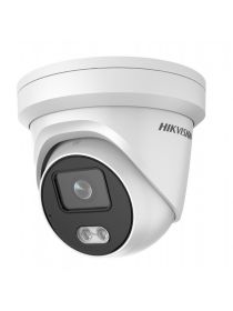 Hikvision DS-2CD2347G2-LU (6mm) 4Мп уличная купольная IP-камера с LED-подсветкой до 40м