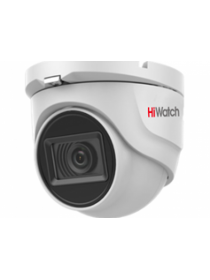 HiWatch DS-T203A (6 mm) 2 Мп купольная HD-TVI видеокамера с EXIR-подсветкой до 30 м и микрофоном