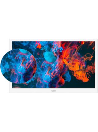 Комплект видеодомофона CTV-DP5101 KIT (CTV-M5101 (белый) + CTV-D4005S Signal (бронза))