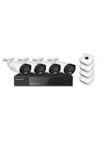 Комплект из 4-x цилиндрических IP-видеокамер Tantos (5Mpx2.7-13.5mm) с питание по PoE