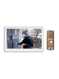 Tantos  NEO HD SE (белая) и Walle HD (медь) (комплект многофункционального домофона HD 7")