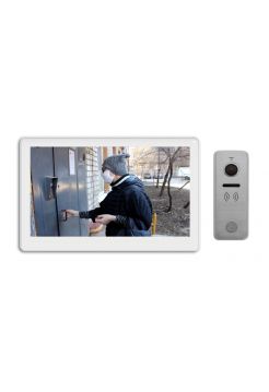 Tantos NEO HD SE (белый) и iPanel 2 HD + (металл) (комплект многофункционального домофона 7" HD)