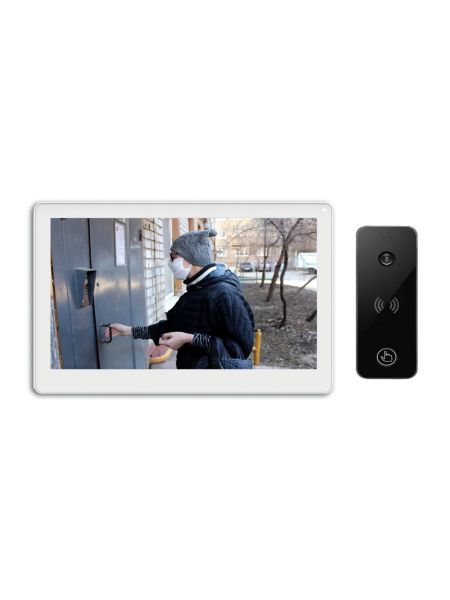 Tantos NEO HD SE (белый) и iPanel 2 HD + (черная) (комплект многофункционального домофона 7" HD)