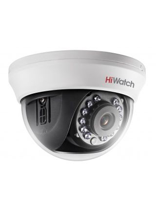 HiWatch DS-T201(B) (2.8 mm) 2Мп купольная HD-TVI видеокамера с ИК-подсветкой до 20м