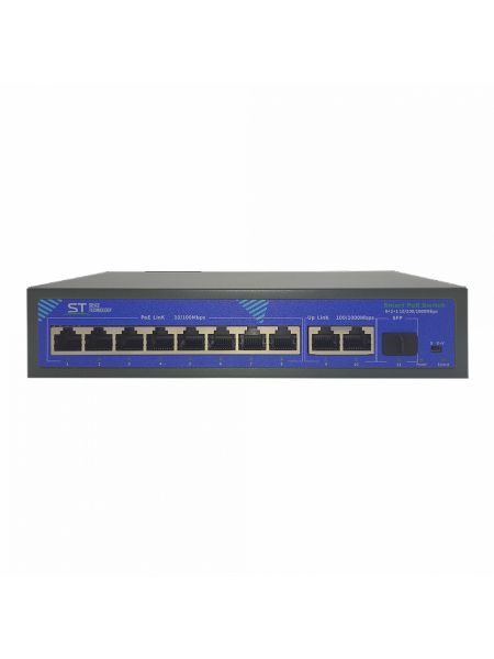 Space Technology ST-S87POE(2G/1S/120W/A)PRO коммутатор PoE 8-ми портовый Space Technology ST-S87POE(2G/1S/120W/A)PRO коммутатор PoE 8-ми портовый