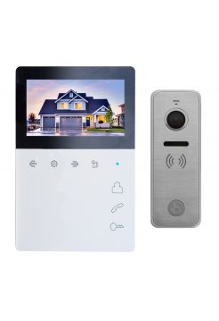 Tantos Elly и iPanel 2 + (металл) (комплект домофона 4,3" )