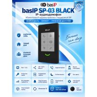 basIP SP-03 (черный) IP аудио устройство
