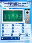 Tantos NEO HD SE Tuya (белый) иTriniti HD (серебро) (комплект многофункционального домофона с Wi-Fi)