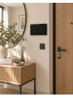 Tantos Amelie HD SE Slim (черный) и iPanel 2 HD (белая) (комплект многофункционального домофона 7" HD)