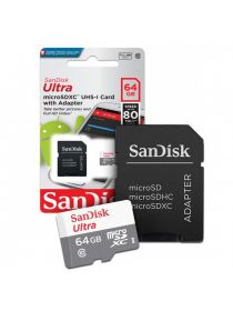 Карта памяти SDXC Micro SanDisk Ultra 64GB (SDSQUNS-064G-GN3MN)